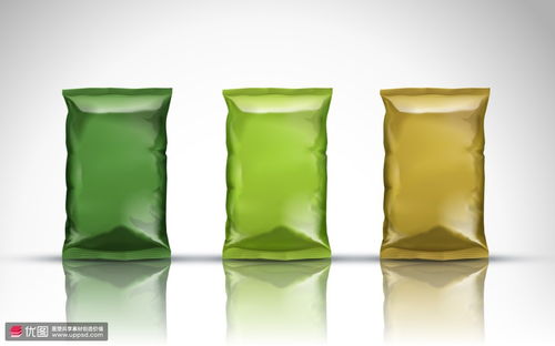 彩色塑料包裝零食海報(bào) 海報(bào)招貼 食品海報(bào)